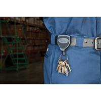 Porte-clés Super48<sup>MC</sup>, Polycarbonate, Câble 48", Fixation Agrafe de ceinture VE525 | Rock Safety Industrial Ltd