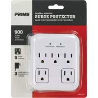 Surge Protector, 5 Outlets, 900 J, 1875 W XJ249 | Rock Safety Industrial Ltd