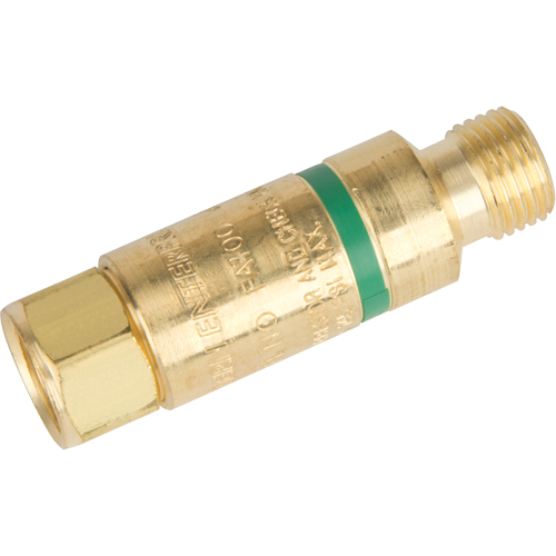 Antiretours pare-flammes - Oxy/gaz combustibles, Gaz combustibles (rouge)/Oxyg&egrave;ne (vert), Style pour chalumeau Rock Safety Industrial Ltd