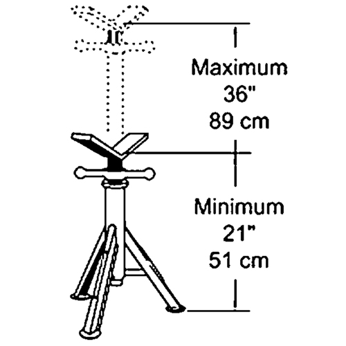 L&egrave;ve-tubes robuste, Capacit&eacute; de chargement 2500 lb Rock Safety Industrial Ltd