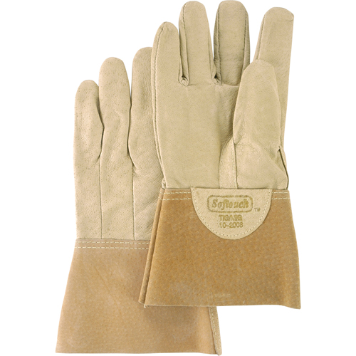 Gants de soudage Softouch, Cuir de porc, Taille Moyen Rock Safety Industrial Ltd