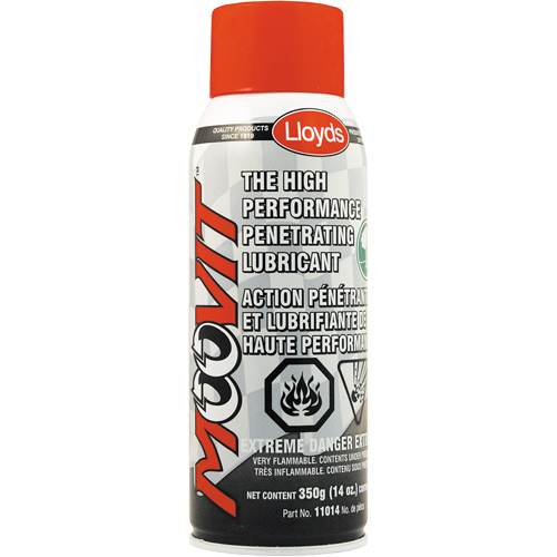 Lubrifiant haute performance Moovit, Canette a&eacute;rosol, 350 g Rock Safety Industrial Ltd