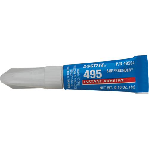 495 Super Bonder&reg; Instant Adhesive, Clear, Tube, 3 g Rock Safety Industrial Ltd