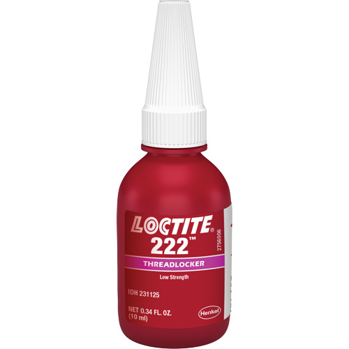 Compos&eacute; de blocage 222 petite vis, Mauve, Basse, 10 ml, Bouteille Rock Safety Industrial Ltd