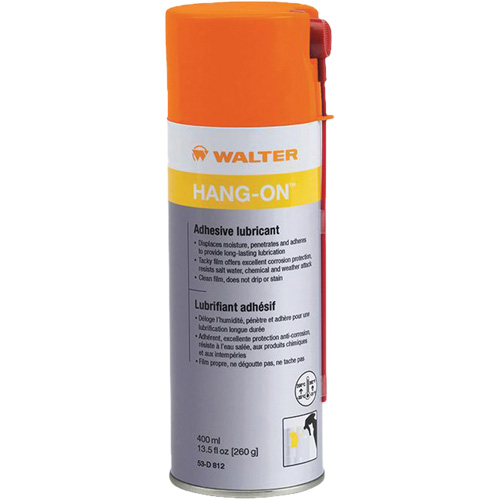 Lubrifiant HANG-ON, Canette a&eacute;rosol Rock Safety Industrial Ltd