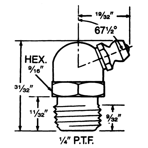 Raccord, Filetage de 1/4" Rock Safety Industrial Ltd