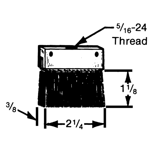 Brosses plates, rondes ou Roto Rock Safety Industrial Ltd