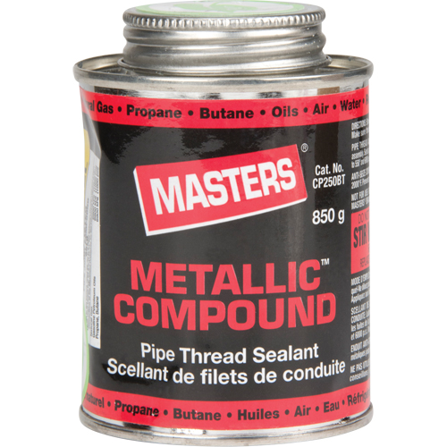 Metallic Compound, Brush-Top Can, 250 ml, 0° C - 287° C (32° F - 550° F) Rock Safety Industrial Ltd