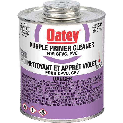 Appr&ecirc;t/nettoyant violet, 946 ml, Canette &agrave; dessus brosse Rock Safety Industrial Ltd