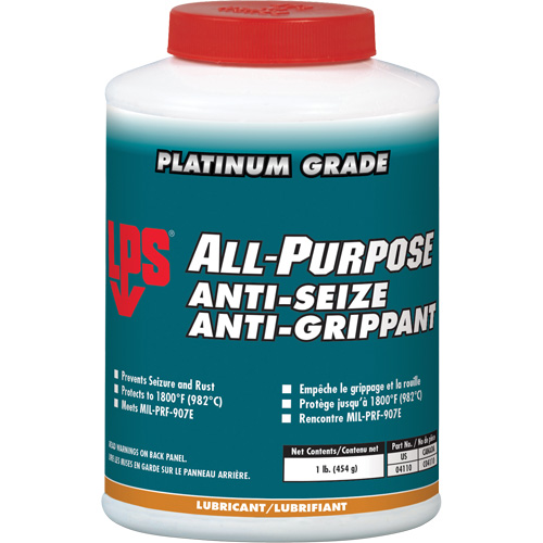 Antigrippant tout usage, 1 lb, Bouteille, 1800°F (982°C) Temp max. Rock Safety Industrial Ltd