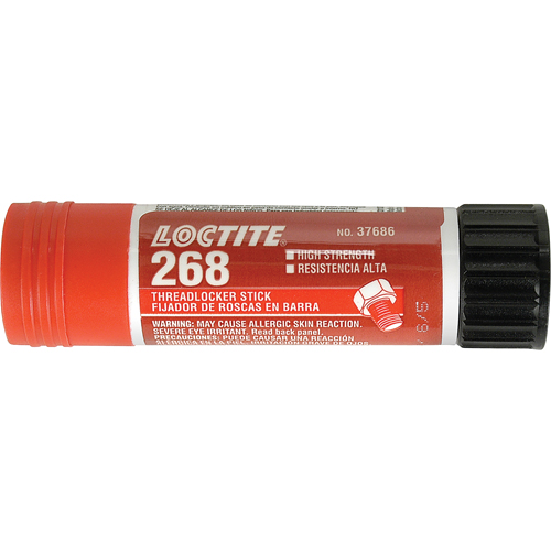 Quickstix Threadlocker 268 , Red, High, 19 g, Stick Rock Safety Industrial Ltd