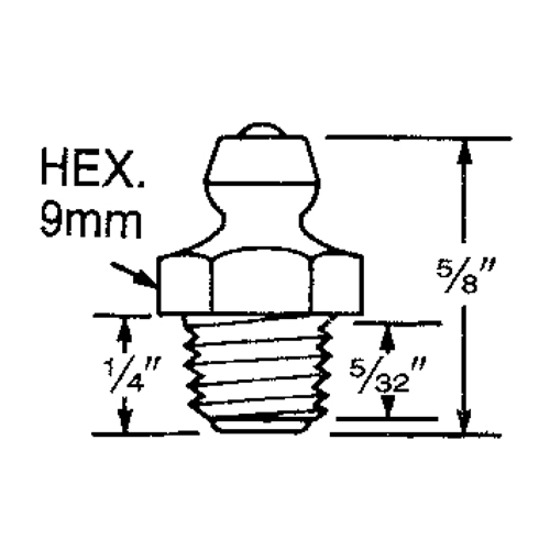 Raccord, Filetage de 8 mm Rock Safety Industrial Ltd