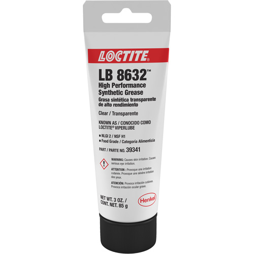 ViperLube&reg; High Performance Clear Synthetic Grease, 3 oz., Tube Rock Safety Industrial Ltd
