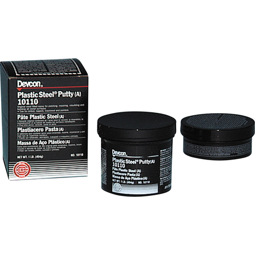 Mastic Plastic Steel 5 Minute, 1 lb, R&eacute;cipient Rock Safety Industrial Ltd