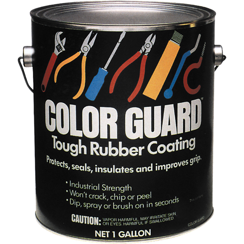 Rev&ecirc;tement de caoutchouc robuste Color Guard, Rouge, Gallon Rock Safety Industrial Ltd