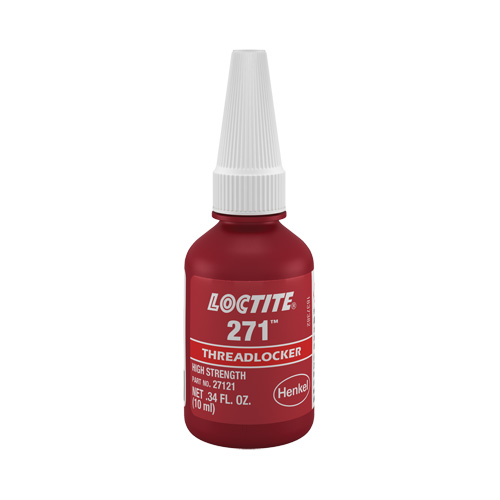 Compos&eacute; de blocage 271, Rouge, &eacute;lev&eacute;, 10 ml, Bouteille Rock Safety Industrial Ltd