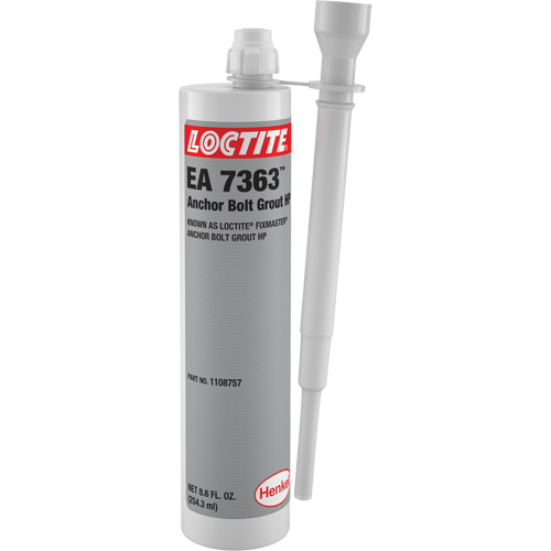 Coulis pour boulon d'ancrage EA 7363 Fixmaster HP, Cartouche Rock Safety Industrial Ltd