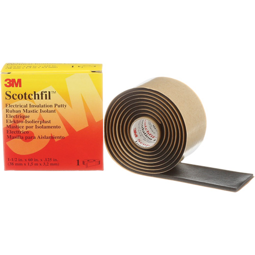 Scotchfil Electrical Insulation Putty, Roll, Black Rock Safety Industrial Ltd
