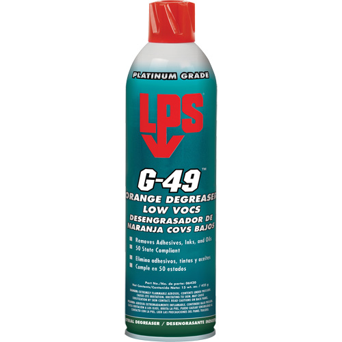 G-49 Low VOC Orange Degreaser, 15 oz. Rock Safety Industrial Ltd