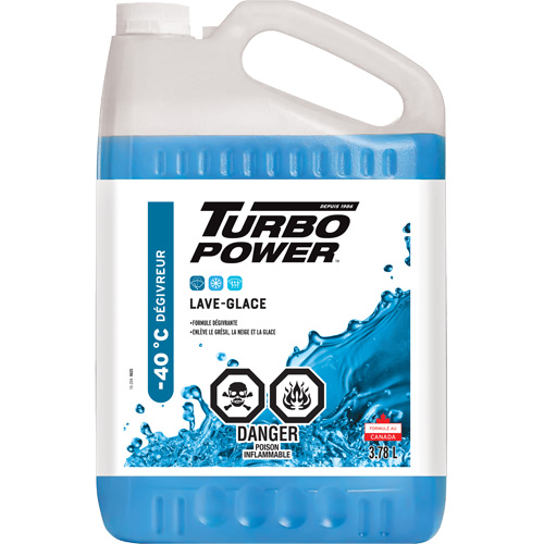 Liquide lave-glace toutes saisons Turbo Power, Cruche, 3,78 L Rock Safety Industrial Ltd