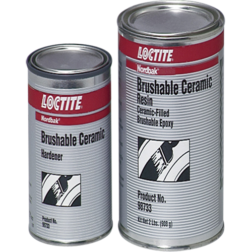 Nordbak Brushable Ceramic, 2 lbs., Kit, Grey Rock Safety Industrial Ltd