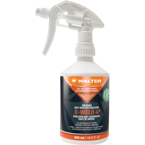 Solution anti-&eacute;claboussures E-WELD 4, Bouteille vaporisateur Rock Safety Industrial Ltd