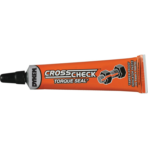 Cross Check Torque Seal&reg; Tamper-Proof Indicator Paste, 1 fl. oz., Tube, Orange Rock Safety Industrial Ltd