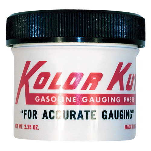P&acirc;te de jaugeage d'essence Kolor Kut , Cruche Rock Safety Industrial Ltd