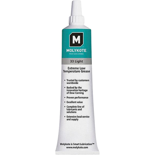 Graisse de roulement pour temp&eacute;rature de froid extr&ecirc;me Molykote 33, 150 g, Bouteille Rock Safety Industrial Ltd