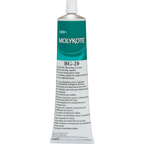 Molykote BG 20 High-Performance Synthetic Grease, 150 g, Bottle Rock Safety Industrial Ltd