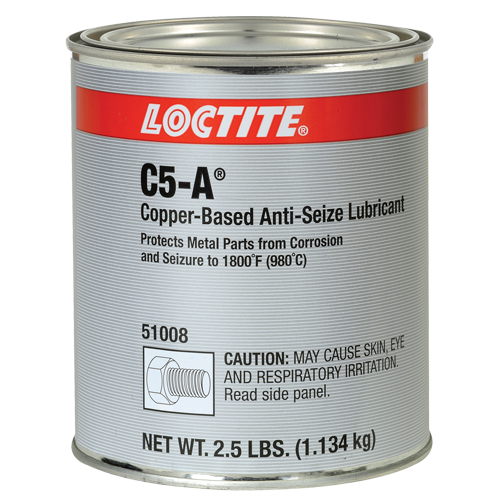 Lubrifiant antiblocage au cuivre Loctite 8008 C5-A, 2,5 lb, Canette, 1800°F (982°C) Temp&eacute;rature max. Rock Safety Industrial Ltd