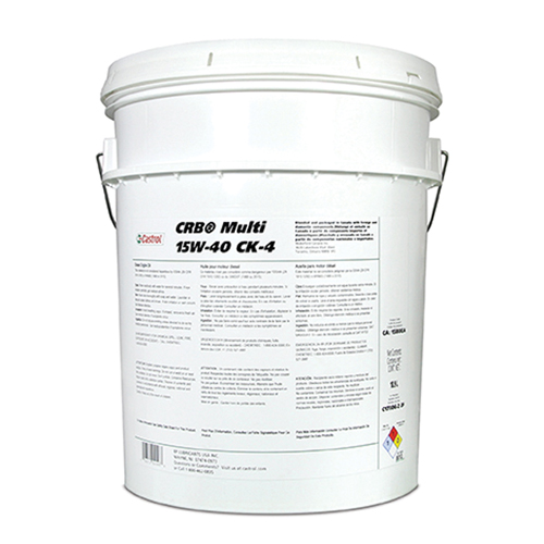 Huile pour moteur 15W40 CRB MULTI, 18,9 L, Seau Rock Safety Industrial Ltd