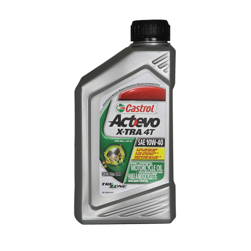 Huile pour moteur de moto 10W40 4T ACTEVO, 946 ml, Bouteille Rock Safety Industrial Ltd