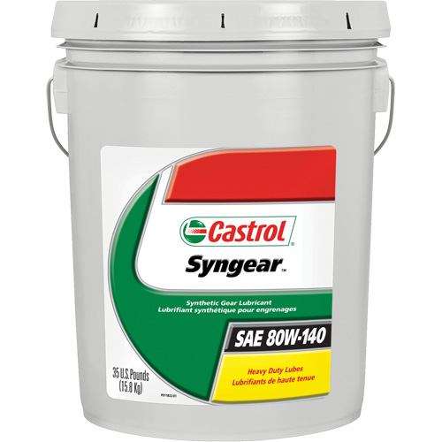 Lubrifiant pour engrenages Syngear 3751 80W140, Seau Rock Safety Industrial Ltd