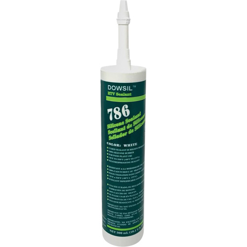 Dowsil 786 Silicone Sealant, 300 ml, Cartridge, White Rock Safety Industrial Ltd
