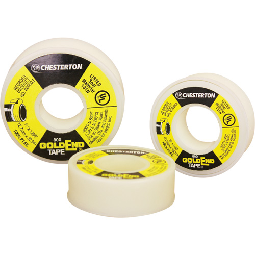 Scellant en PTFE GoldEnd, Ruban, 1/2" x 540", -240° C - 260° C/-400° F - 500° F Rock Safety Industrial Ltd