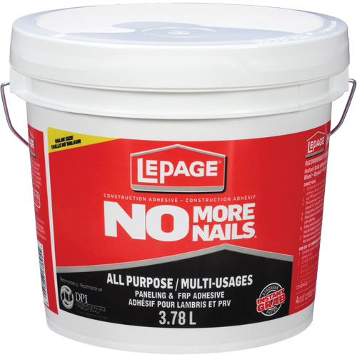 Adh&eacute;sif de construction multi-usages No More Nails Rock Safety Industrial Ltd