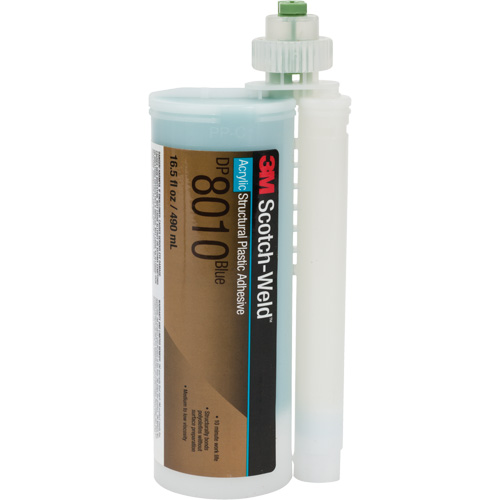 Scotch-Weld Structural Plastic Adhesive, Two-Part, Cartridge, 490 ml, Blue Rock Safety Industrial Ltd