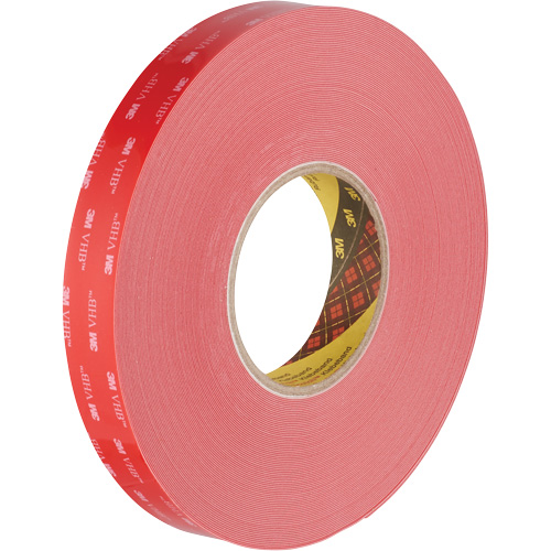 VHB Tape, 32.9 m (108') L x 1117.6 mm (44") W, 0.015 mm, Acrylic Rock Safety Industrial Ltd