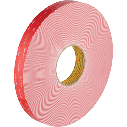 Ruban VHB, 32,9 m (108') lo x 1117,6 mm (44") la, 0,028 mm, Acrylique Rock Safety Industrial Ltd