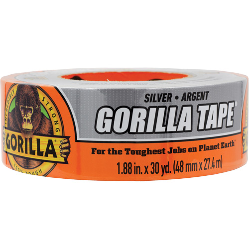 Duct Tape, 17 mils, Silver, 48 mm (2") x 27.43 m (90') Rock Safety Industrial Ltd