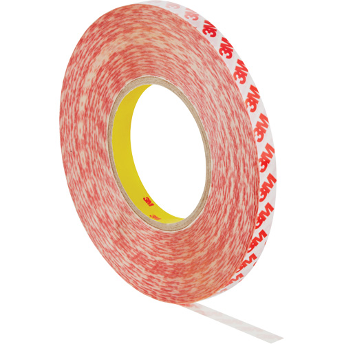 Double-Sided Adhesive Tape, Polyester, 12 mm (0.47") W x 50 m (164') L, 8 mils Thick Rock Safety Industrial Ltd