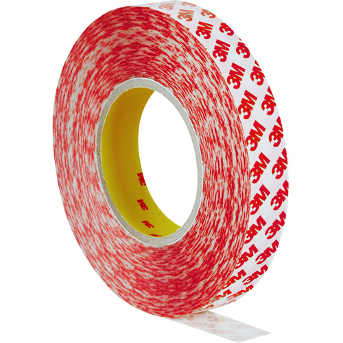 Double-Sided Adhesive Tape, Polyester, 25 mm (0.98") W x 50 m (164') L, 8 mils Thick Rock Safety Industrial Ltd