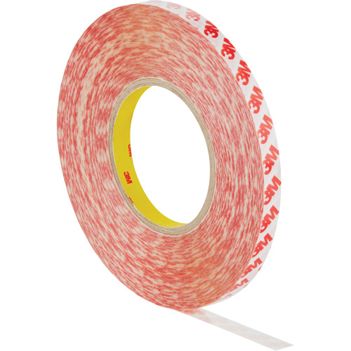 Double-Sided Adhesive Tape, Polyester, 19 mm (0.75") W x 50 m (164') L, 8 mils Thick Rock Safety Industrial Ltd