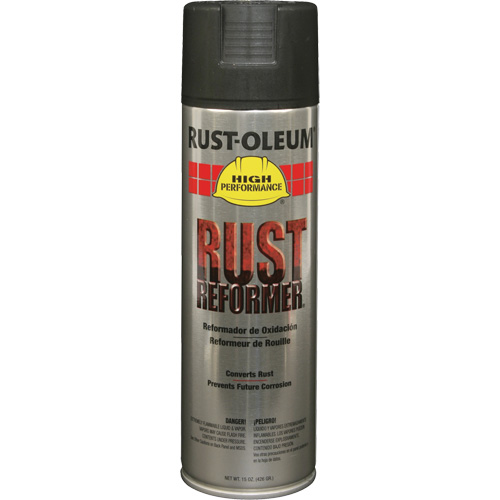Rev&ecirc;tement antirouille en a&eacute;rosol Rust Reformer Industrial Specialty du syst&egrave;me V2100, Canette a&eacute;rosol Rock Safety Industrial Ltd