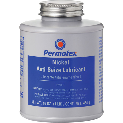 Nickel Anti-Seize Lubricant, Brush Top Can, 2400°F (1316°C) Max. Temp. Rock Safety Industrial Ltd