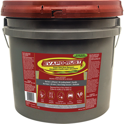 Agent antirouille super s&eacute;curitaire Evapo-Rust, Seau Rock Safety Industrial Ltd