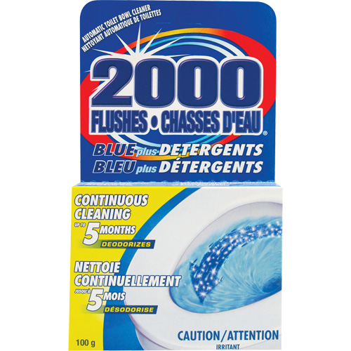 2000 Flushes&reg; Blue Plus Toilet Bowl Cleaning Detergent, 100 g, Tablet Rock Safety Industrial Ltd