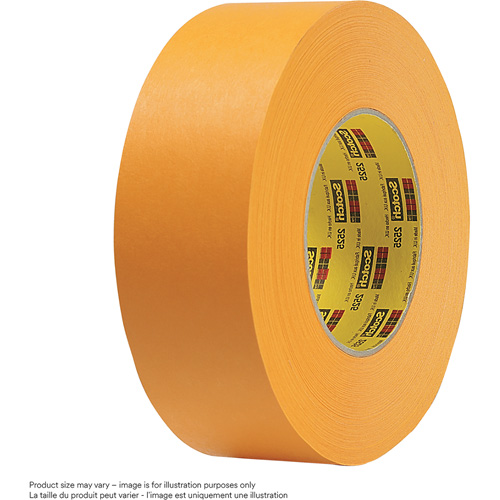 Ruban-cache plat Performance 2525, 72 mm (3") x 55 m (180'), Jaune Rock Safety Industrial Ltd
