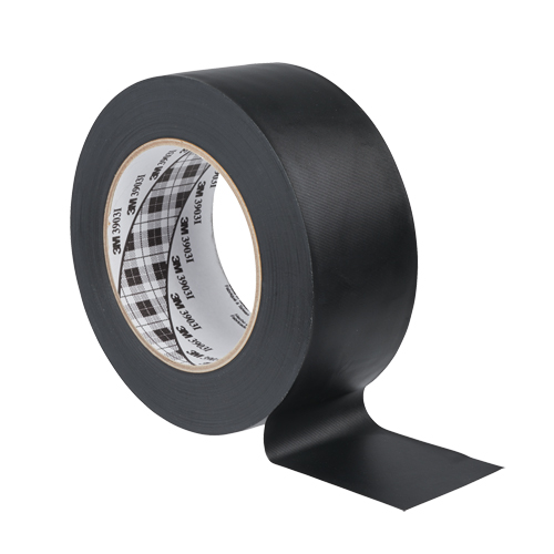 3903 Vinyl Duct Tape, 1245 mm (49") W x 46 m (151') L, 6.5 mils, Black Rock Safety Industrial Ltd